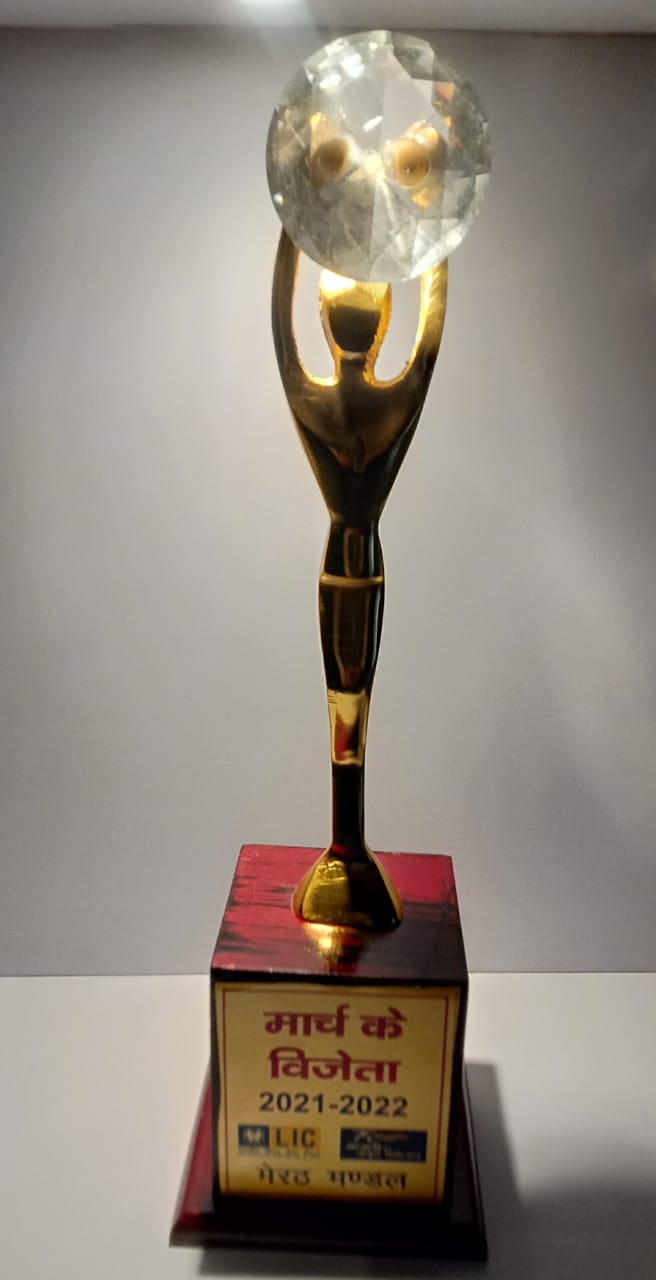Winners Trophy from Merath Mandal